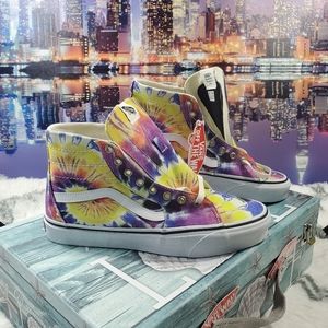 Vans sk8-HI Tapered washed tie dye